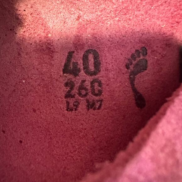 Sparkly Pink BIRKENSTOCKS fully Adjustable in Great Condition SZ 9 - Picture 3 of 8